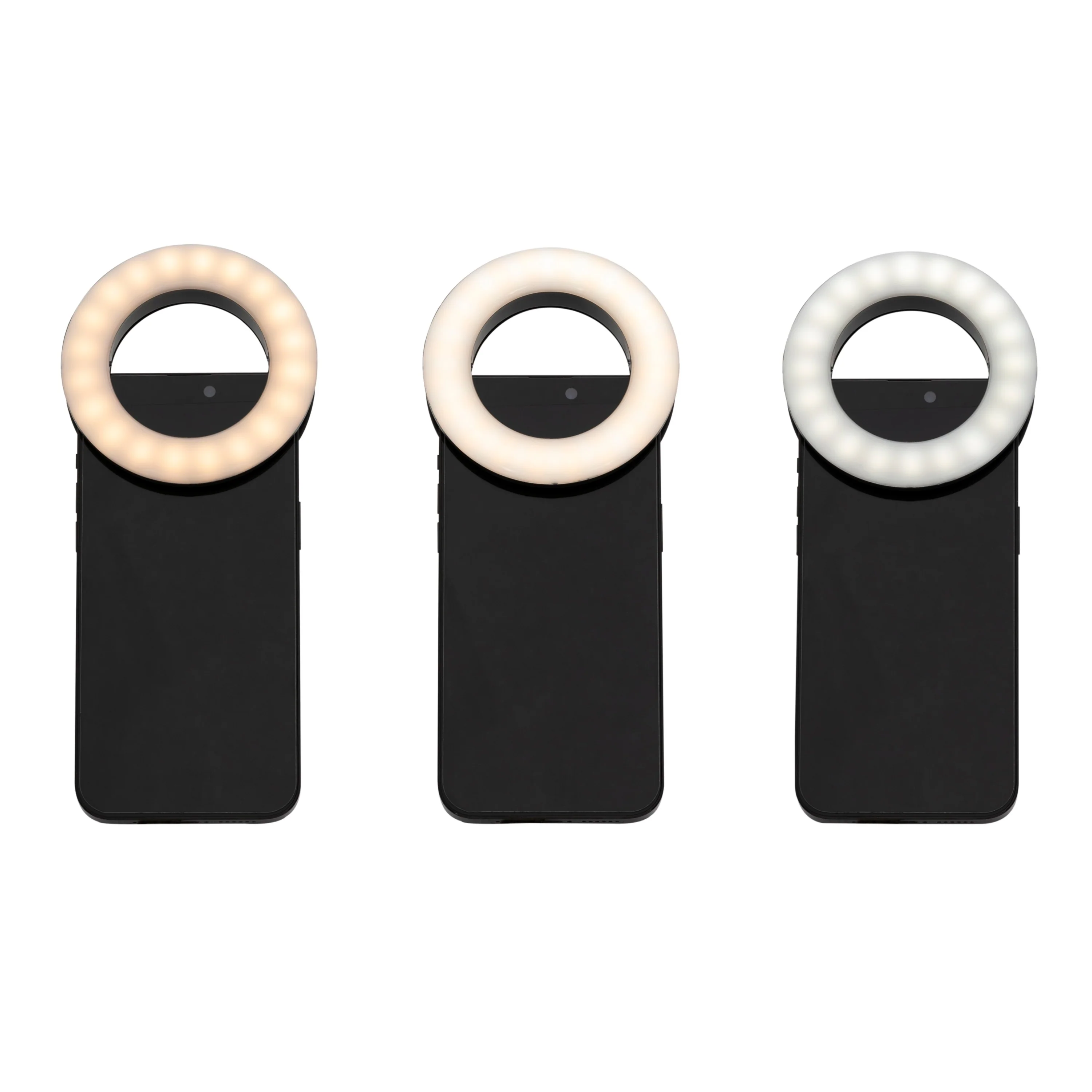 Compact 3.5-Inch Diameter Rechargeable 40-LED Triple Light Mode Selfie Ring Light - Image 5