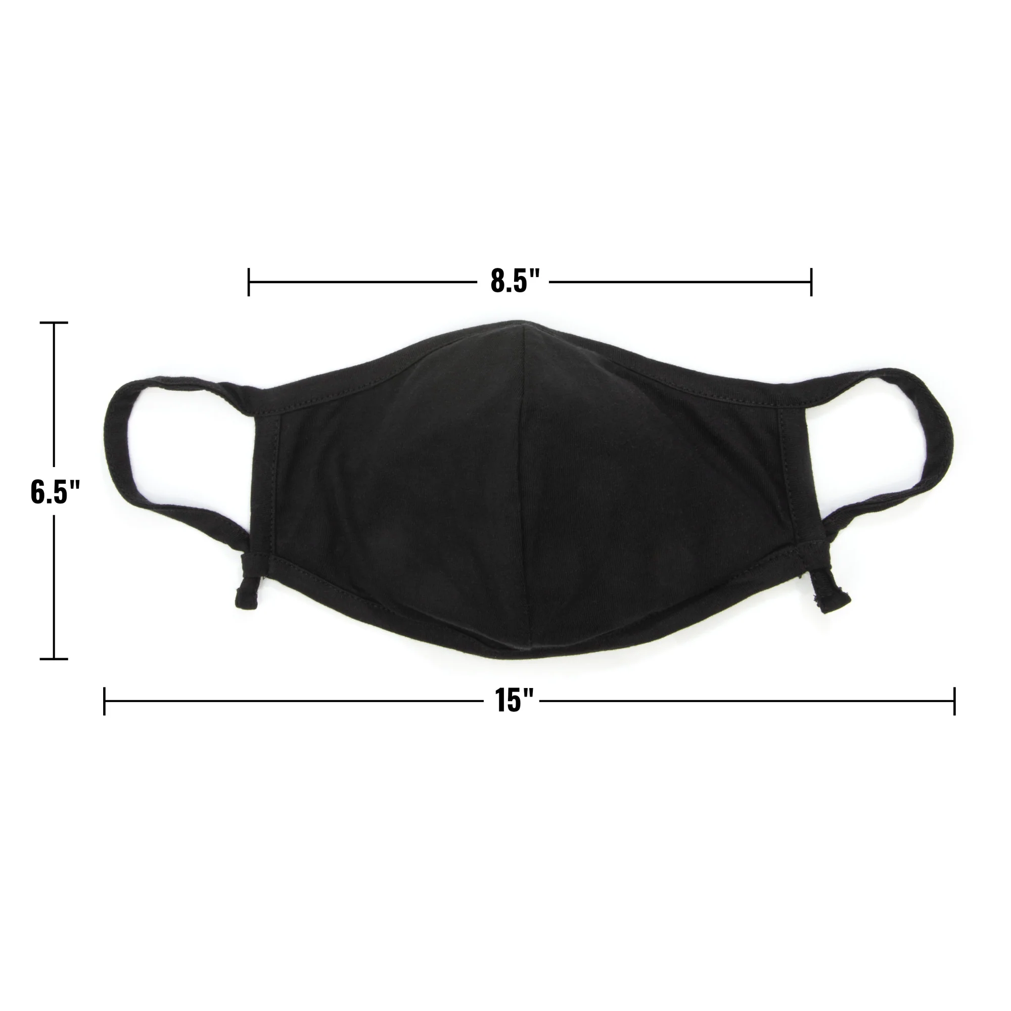 Washable Cotton Face Mask with Adjustable Ear Straps - Image 5