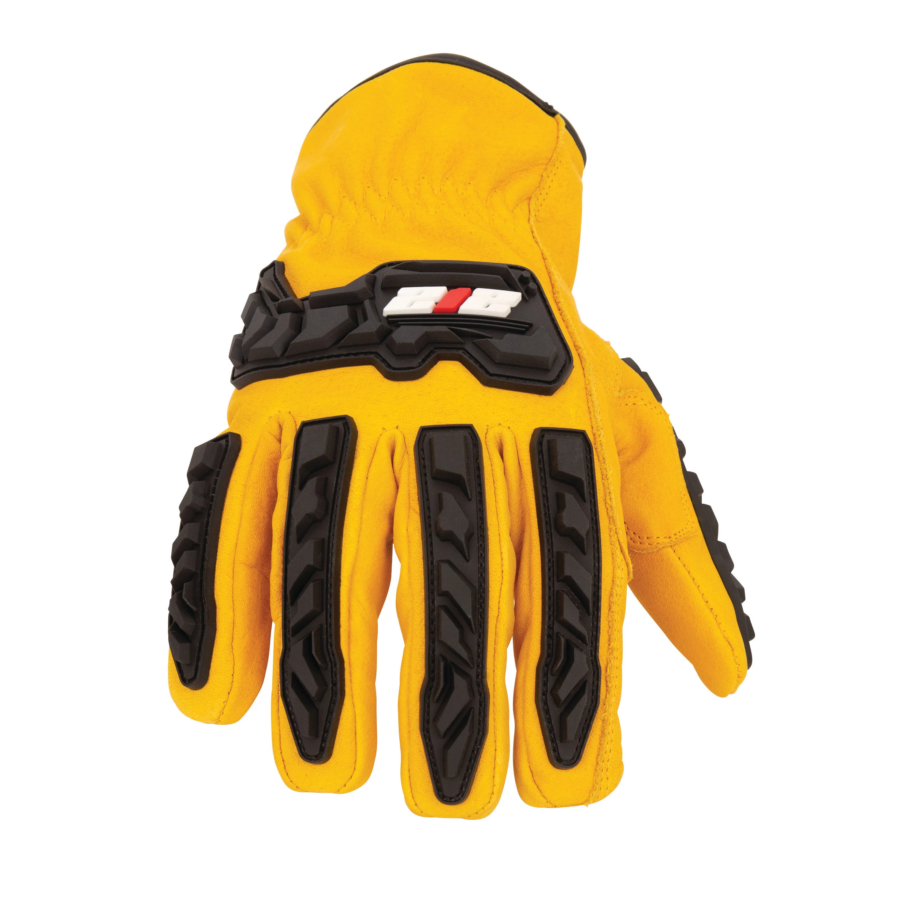 Cut Resistant Impact Leather Rancher / Driver Gloves (ANSI Level A5) - Image 2