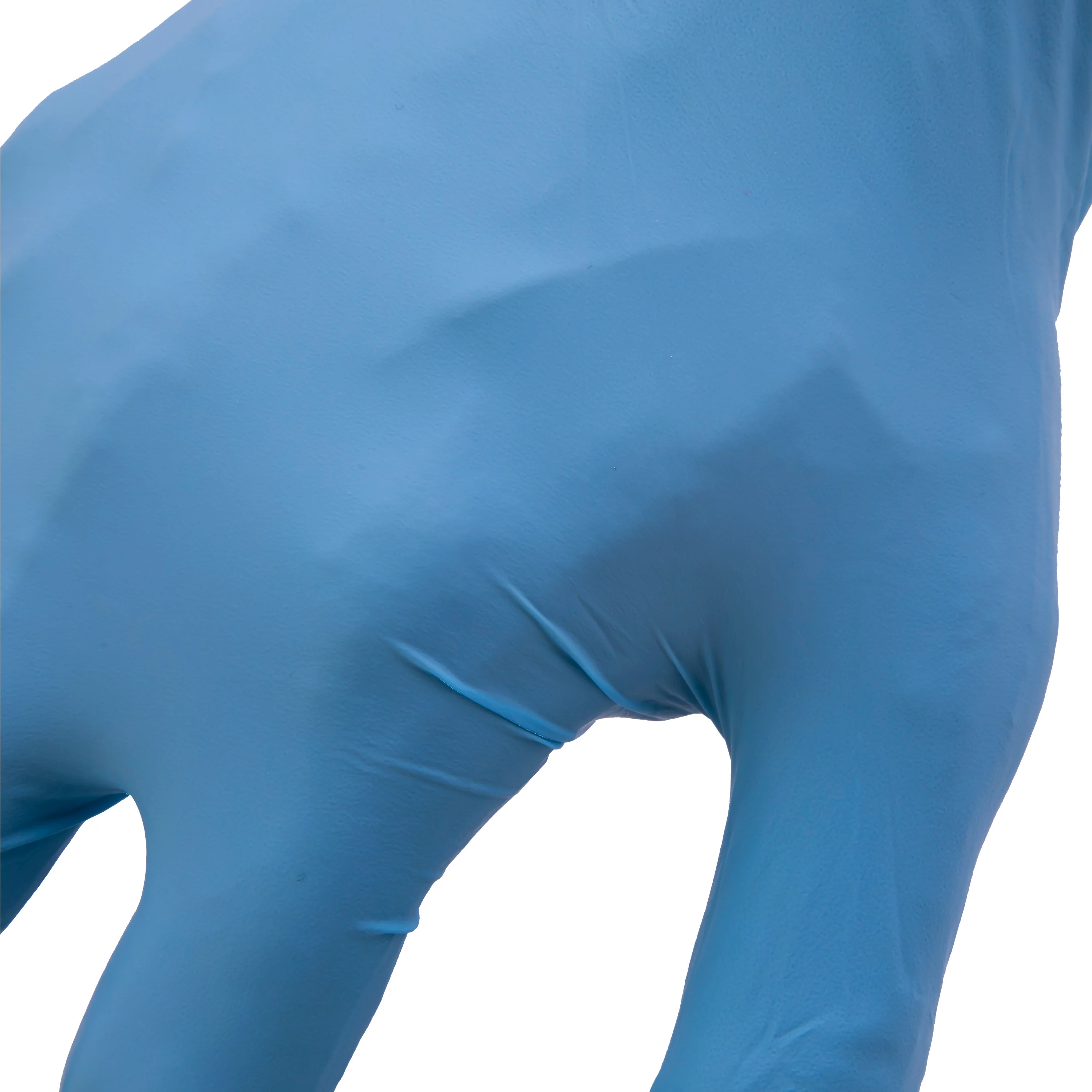 Disposable 4mil Blue Nitrile Gloves (Latex Free) (100 Count Box) - Image 5