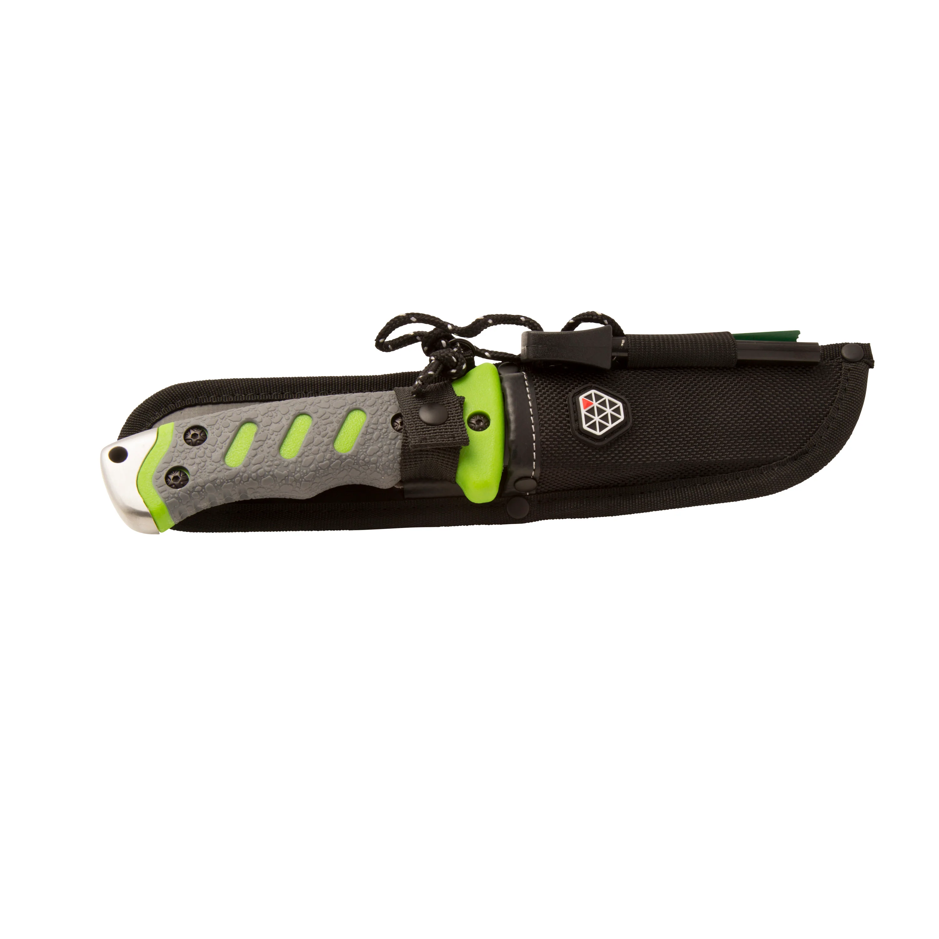 Outdoor Survival Knife with Fixed 4.5-Inch Partially Serrated 420 Stainless Blade and Sheath, Survival Tools - Image 4