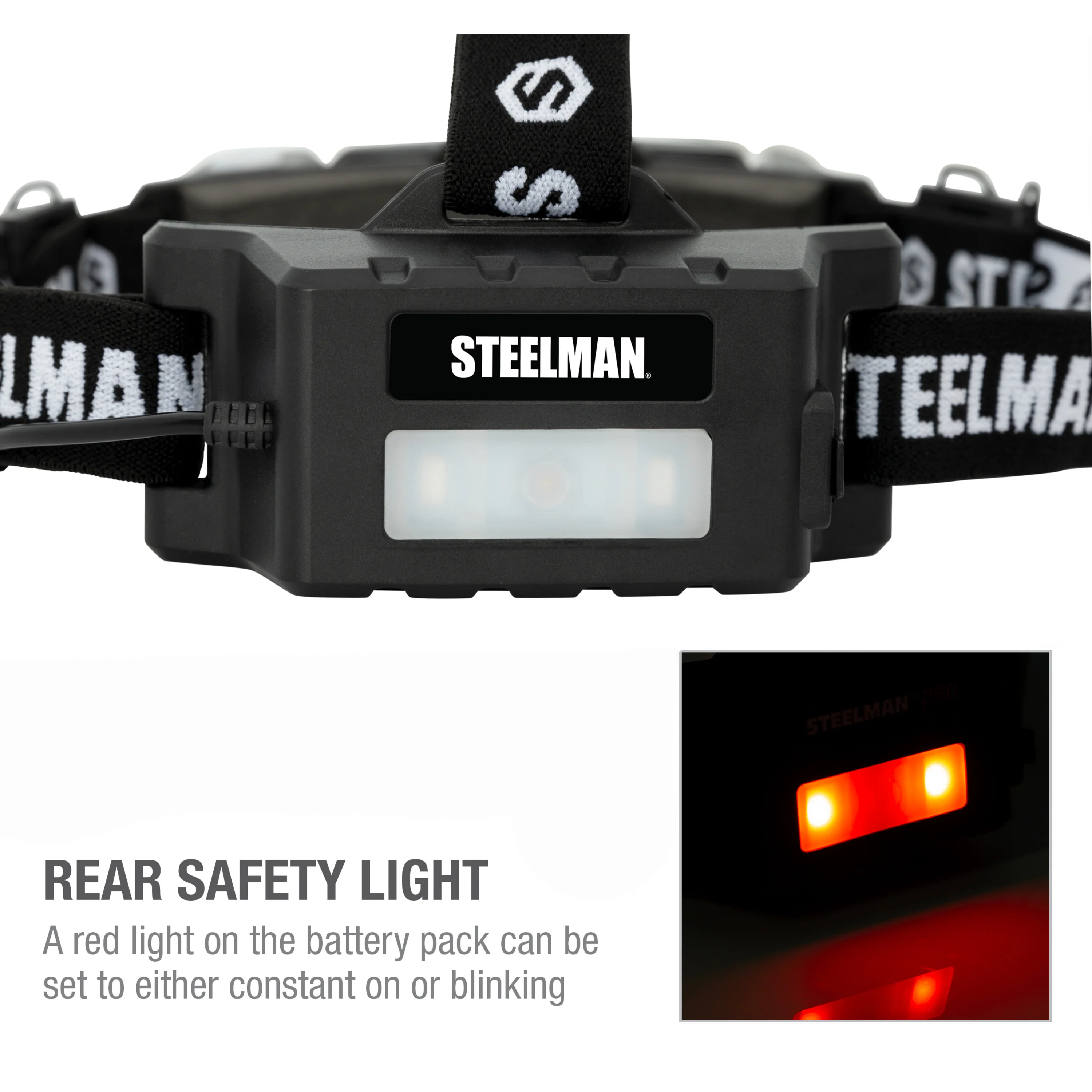 Multi-Mode Focusing Rechargeable Headlamp with Rear Safety Light - Image 5