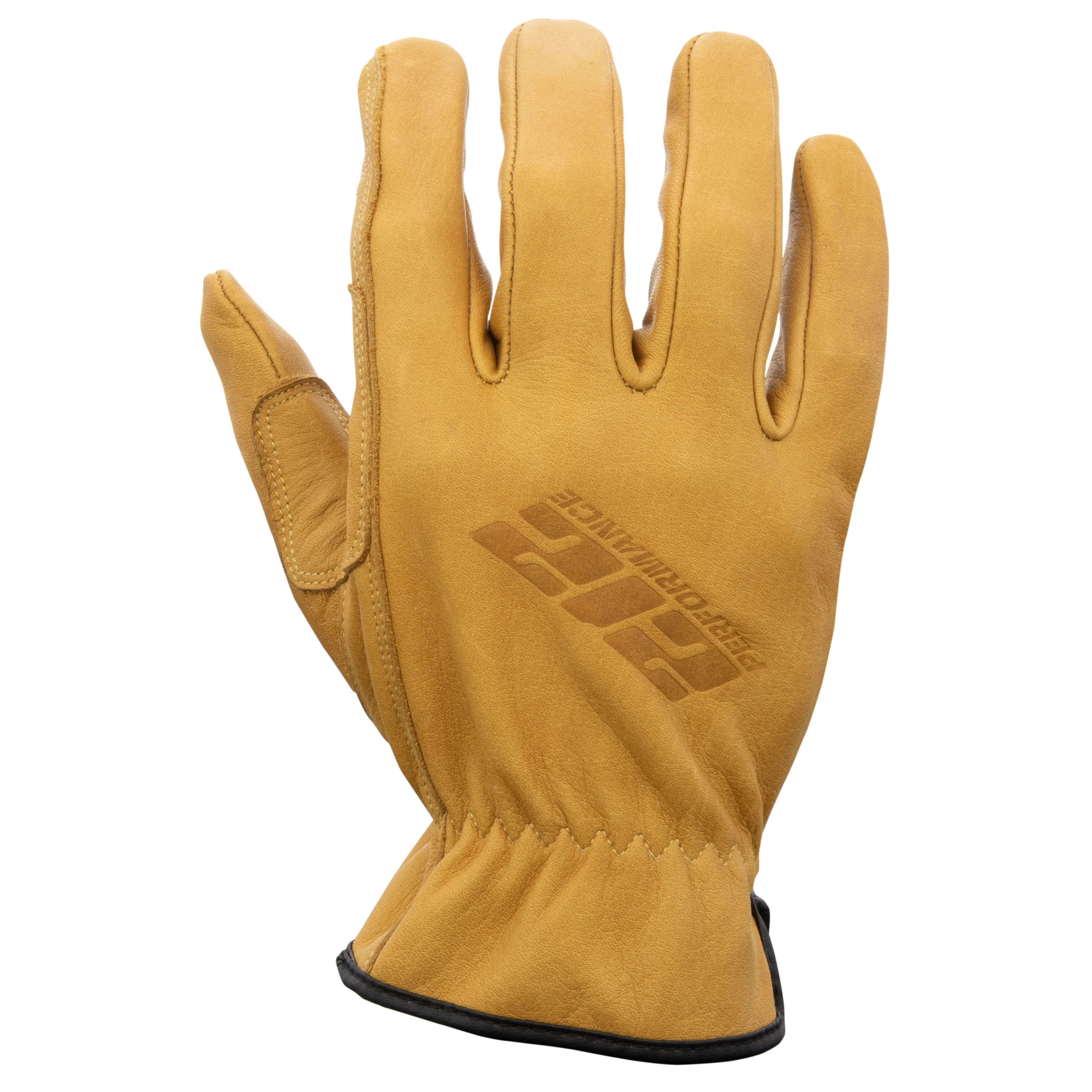 GSA Compliant Leather Driver Work Glove in Russet Brown - Image 5