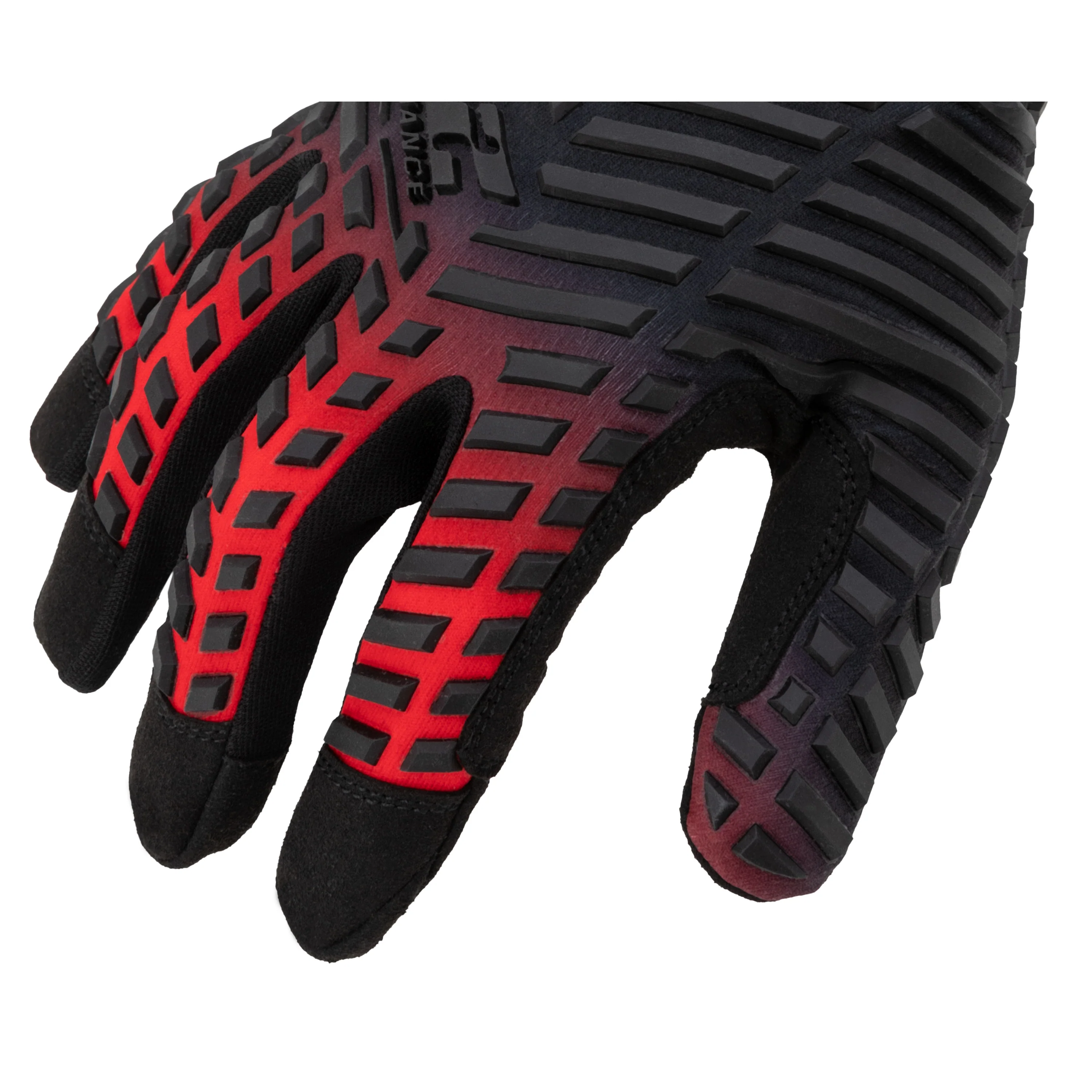 High Abrasion Resistant Utility Pro Work Gloves in Red, Gray, and Black - Image 5