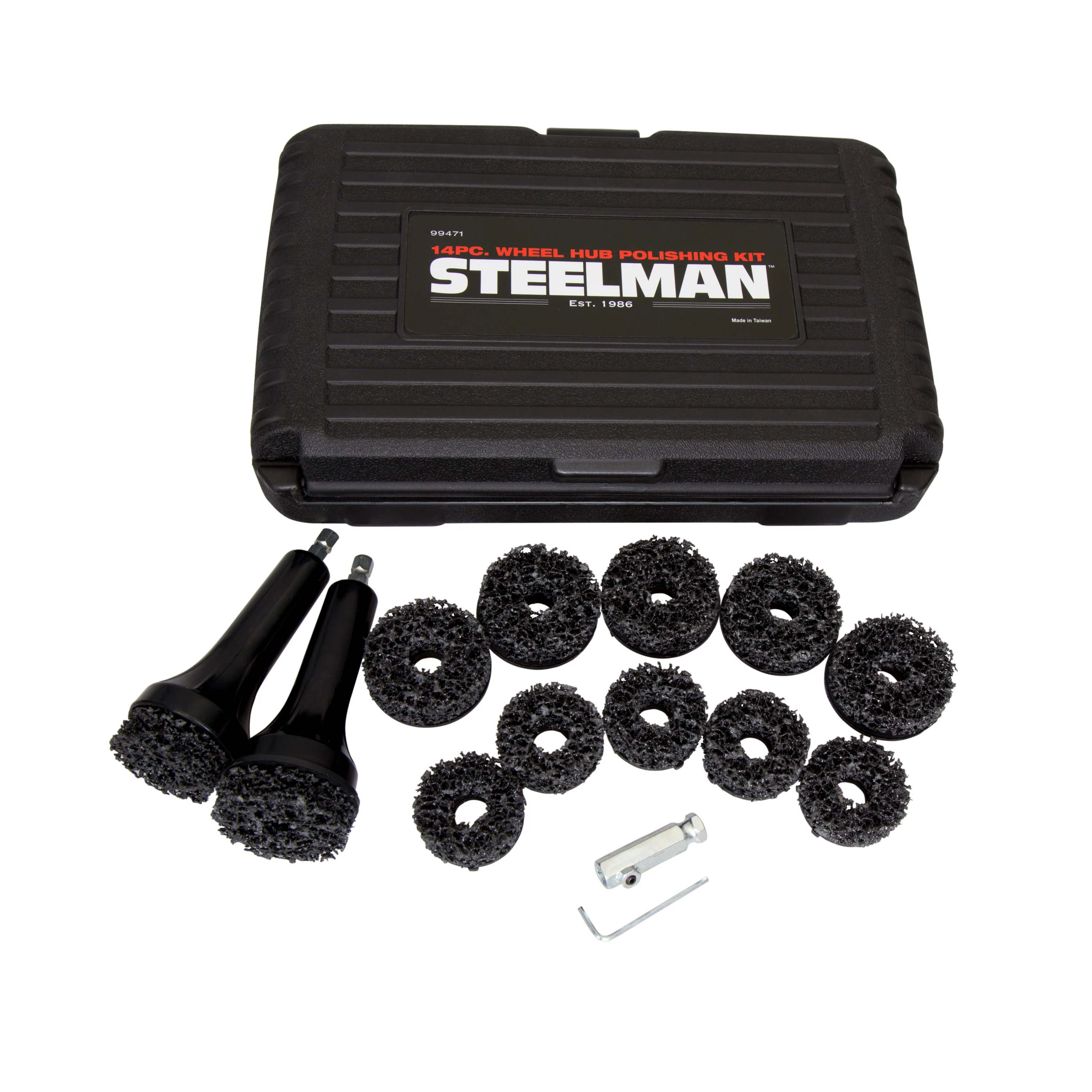 Hub and Rotor Polishing Kit with Storage Case - Image 4