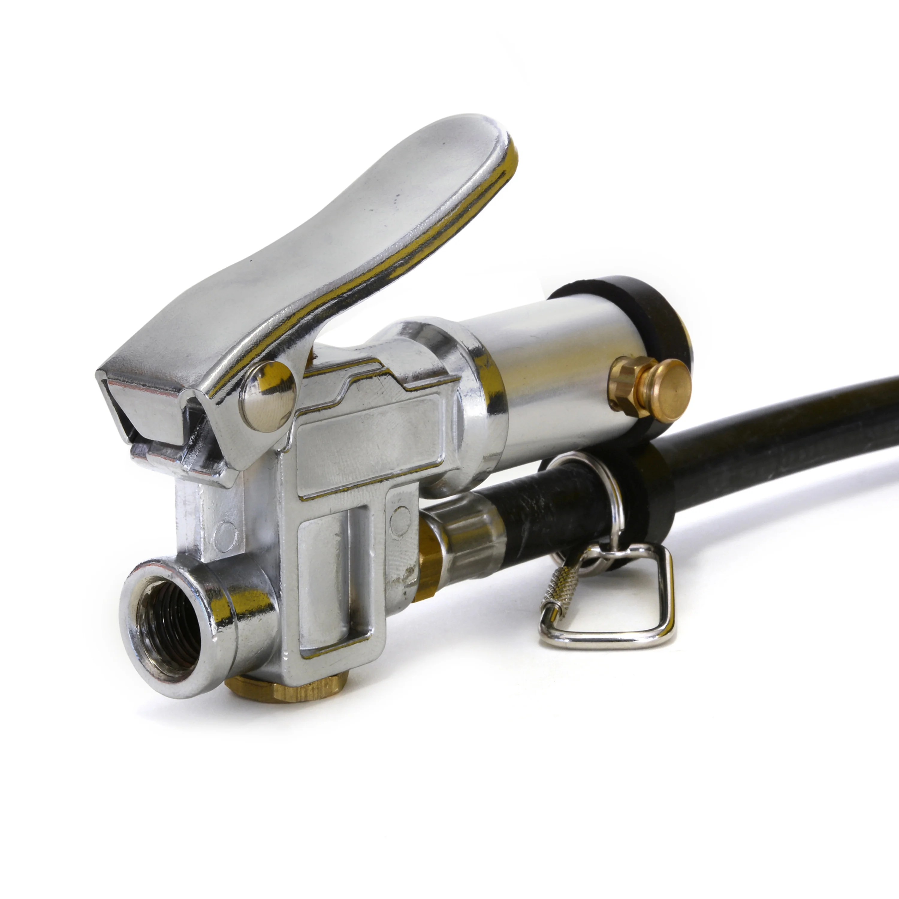 Air Inflator Body with 18-Inch Reinforced Rubber Whip Hose and Quick Release Swivel Tip - Image 2