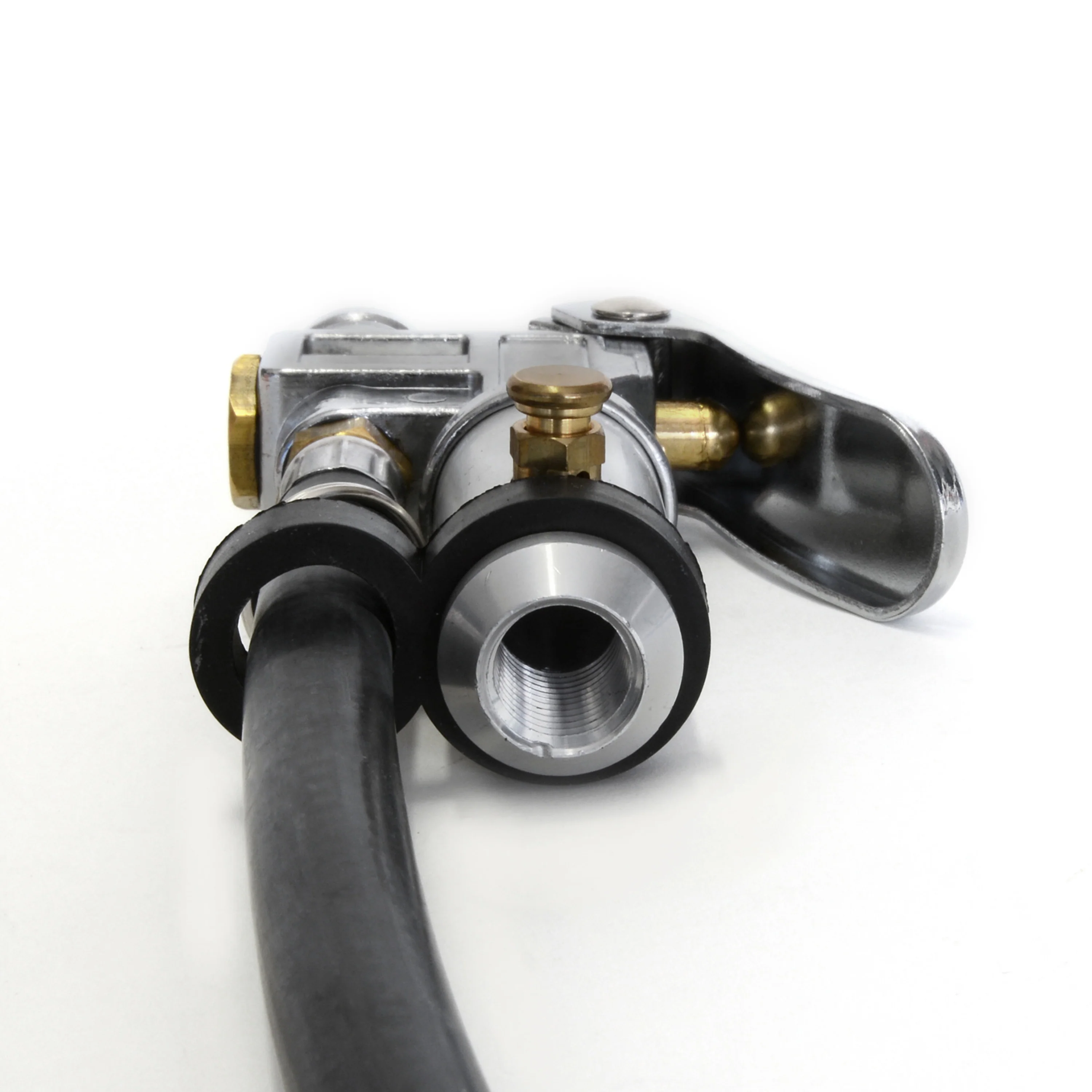 Air Inflator Body with 18-Inch Reinforced Rubber Whip Hose and Quick Release Swivel Tip - Image 6