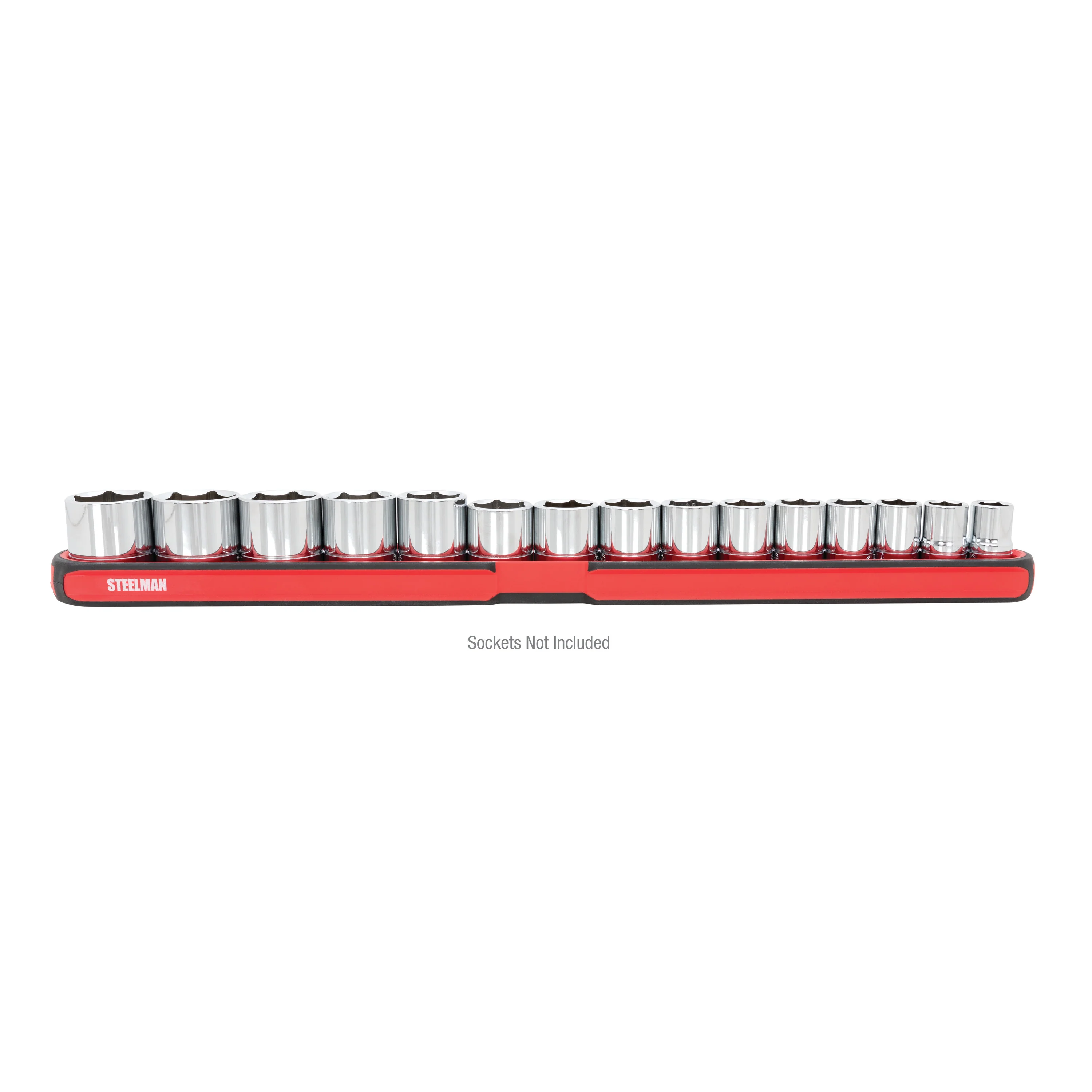 Large 18-Inch Long Magnetic Steel Socket Storage and Parts Accessory Tray - Image 2