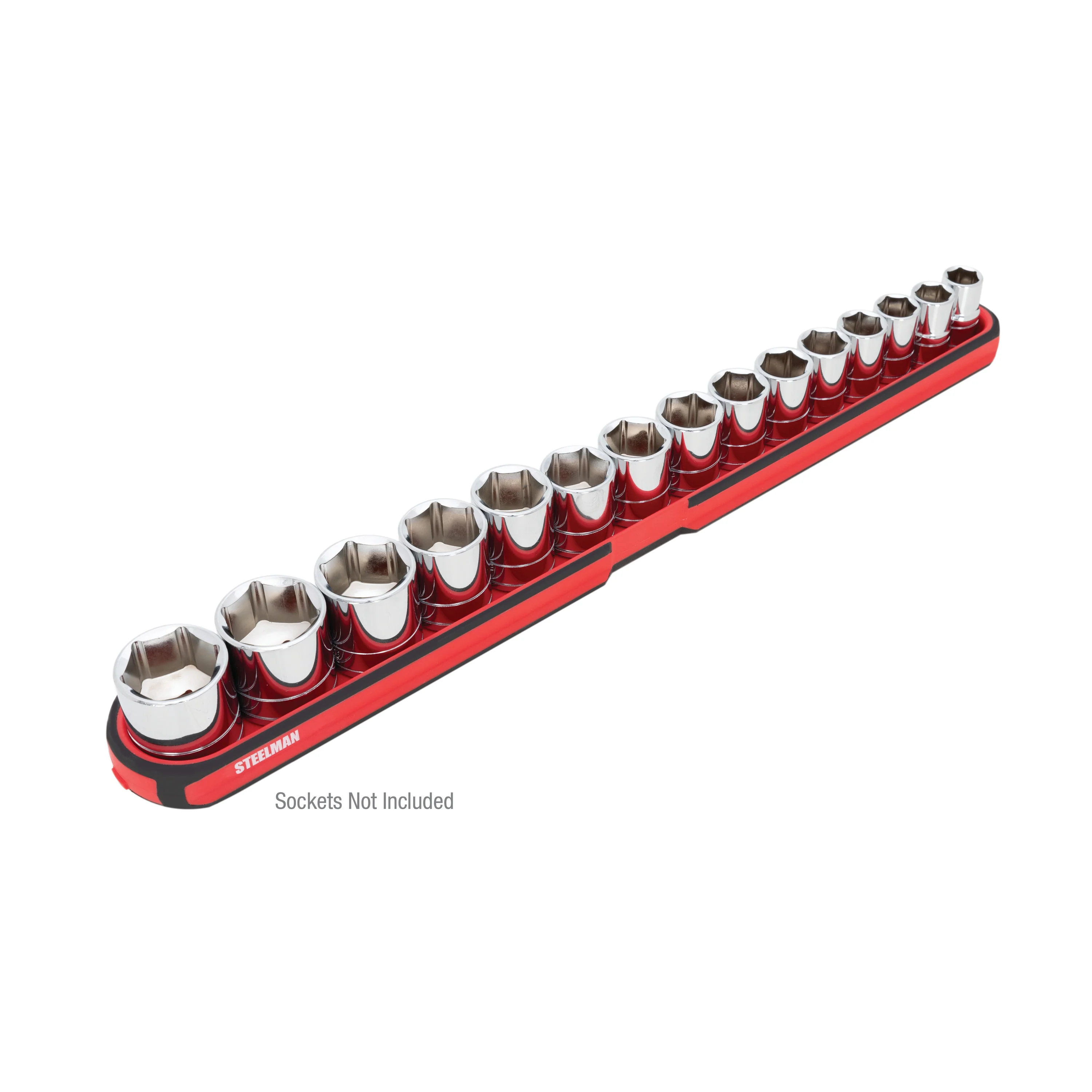 Large 18-Inch Long Magnetic Steel Socket Storage and Parts Accessory Tray - Image 4