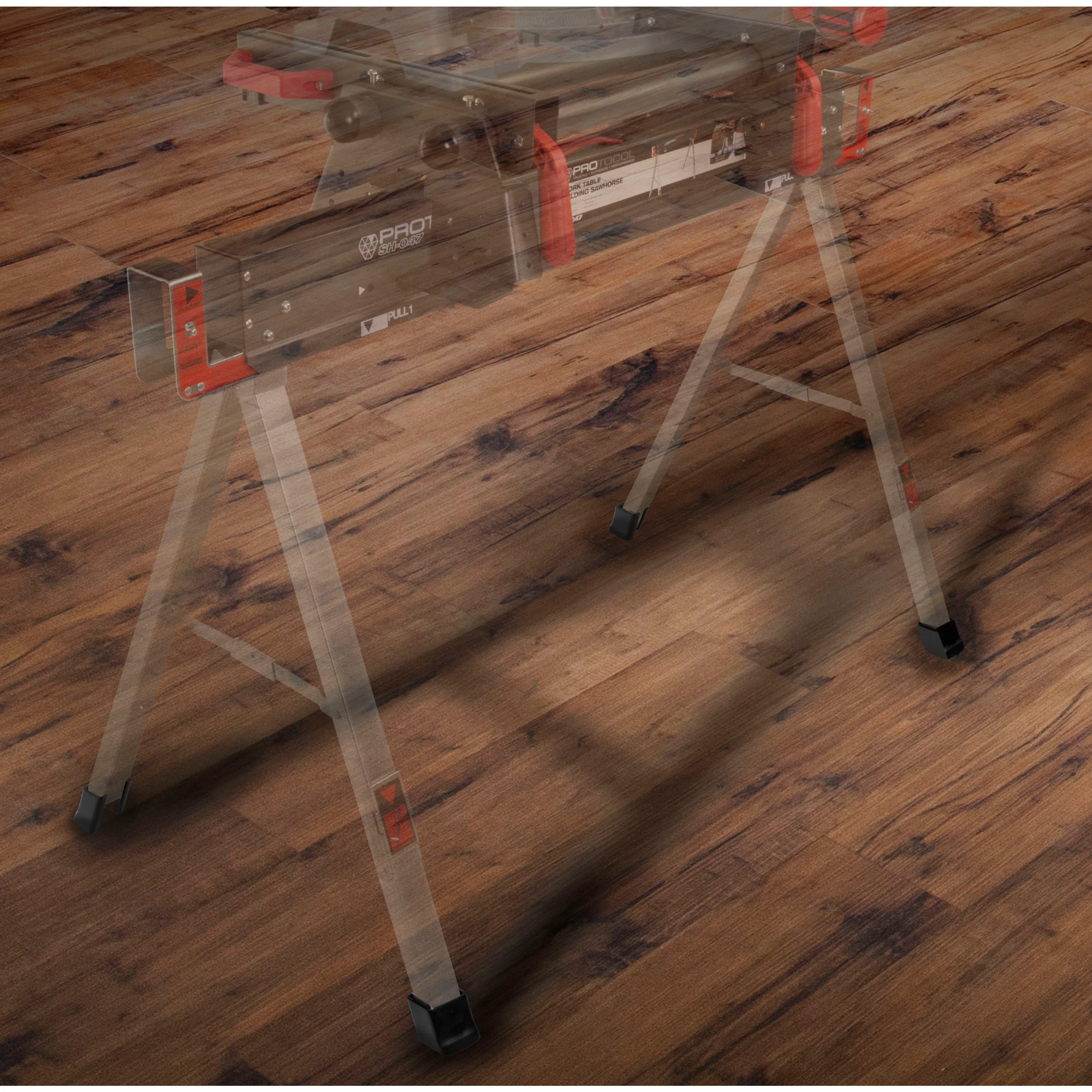 Non-Marring Sawhorse Foot Set (4-Pack) - Image 6
