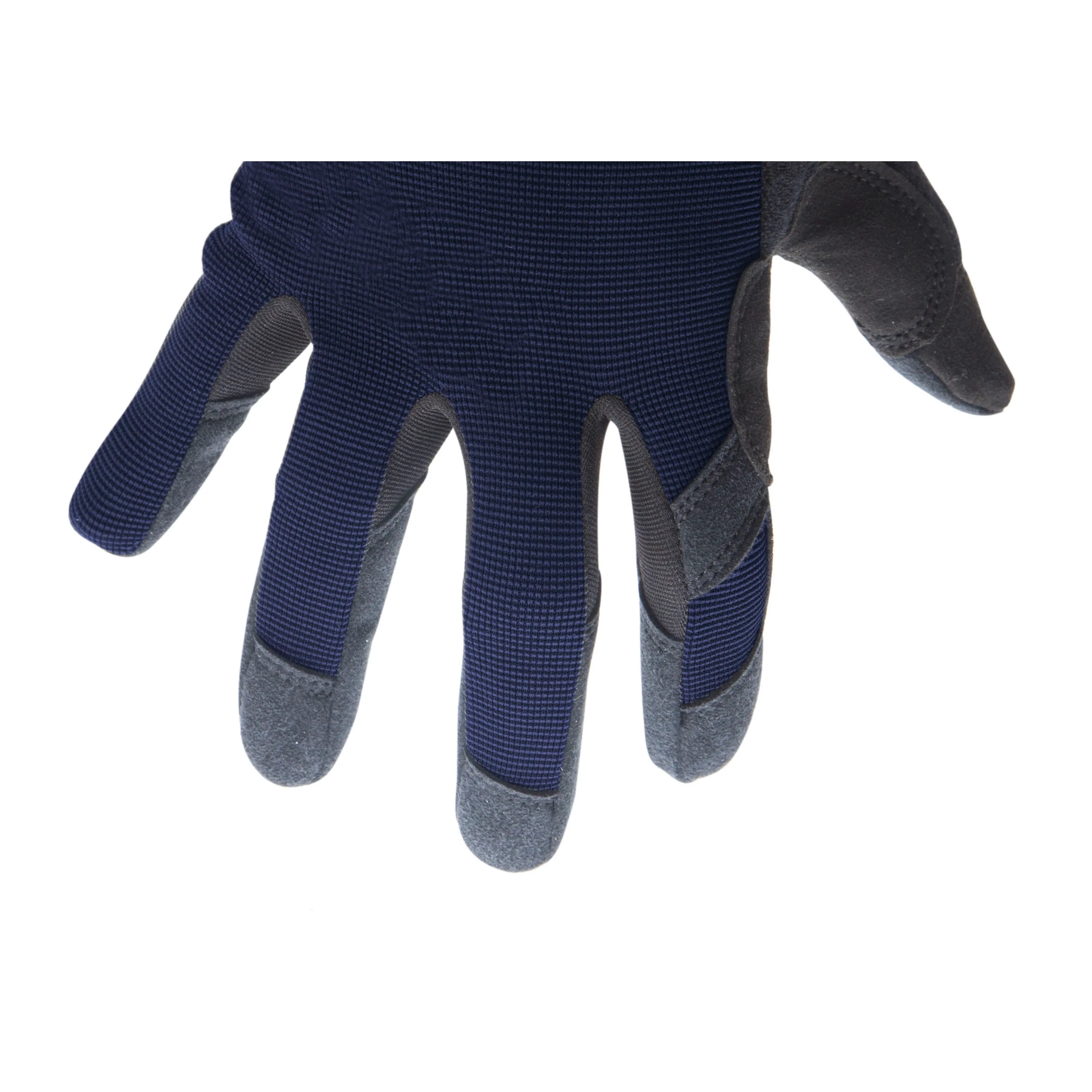 Touchscreen Compatible Mechanic Gloves in Navy Blue - Image 6