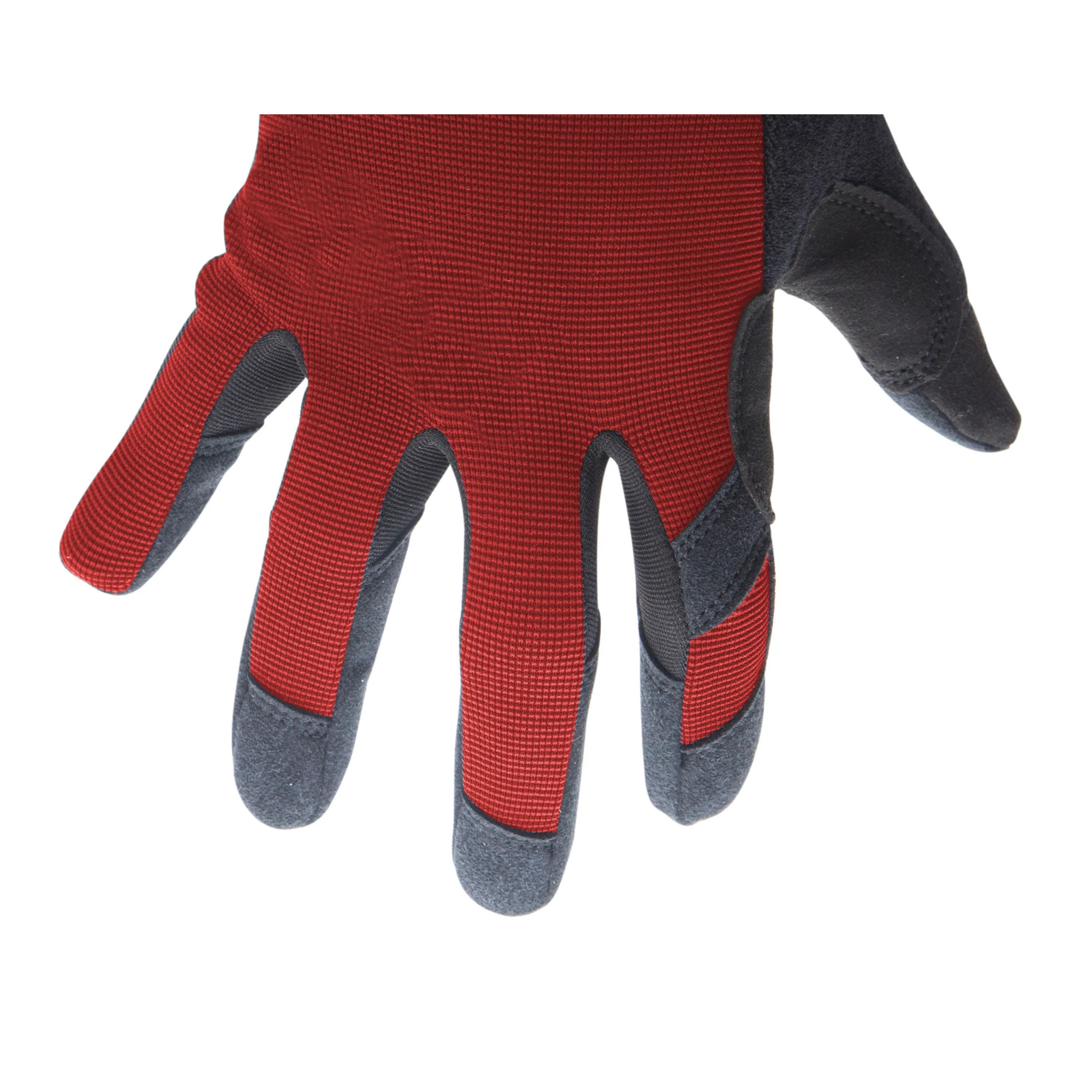 Touchscreen Compatible Mechanic Gloves in Red - Image 6