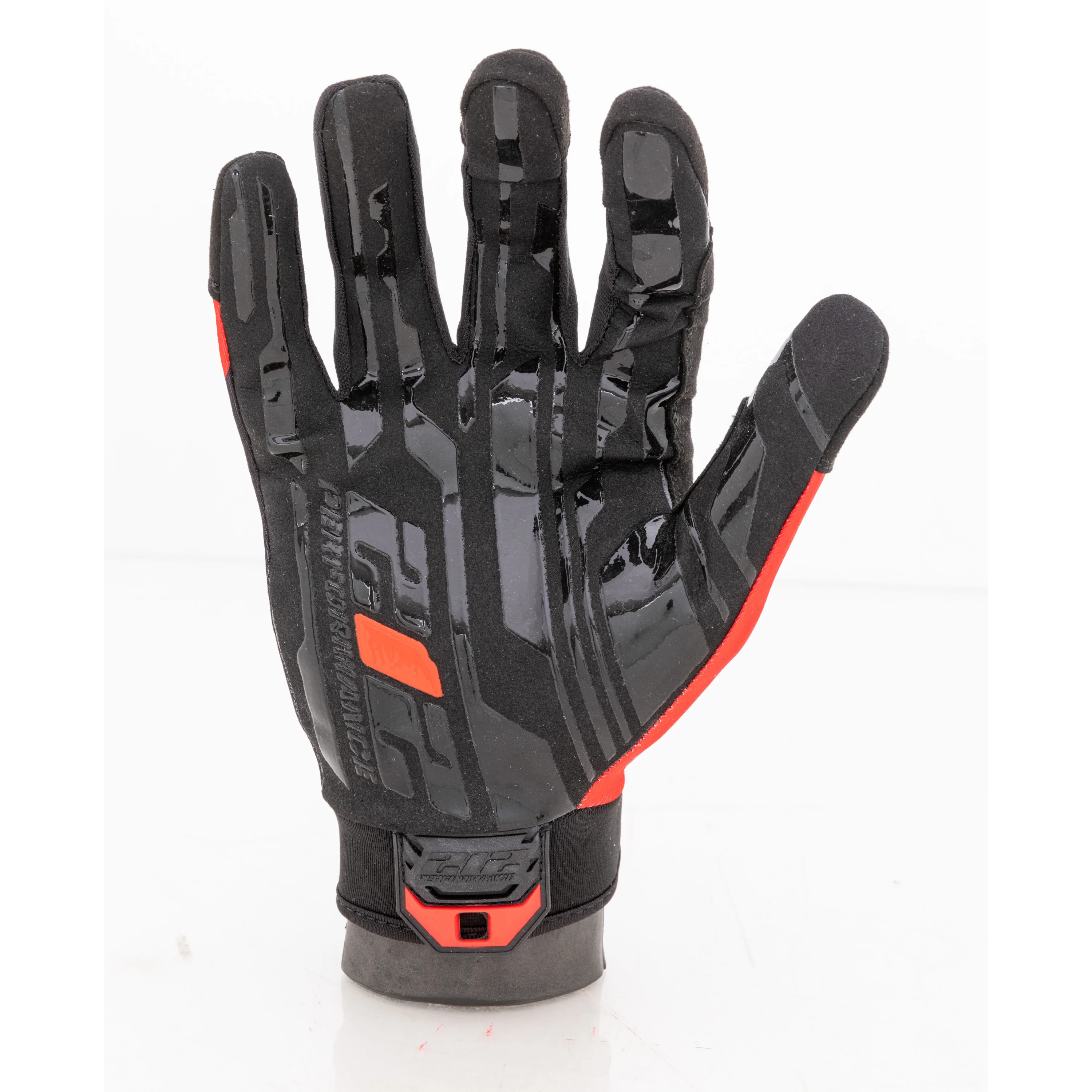 Performance Fit Enhanced Grip Work Gloves in Red and Black - Image 4