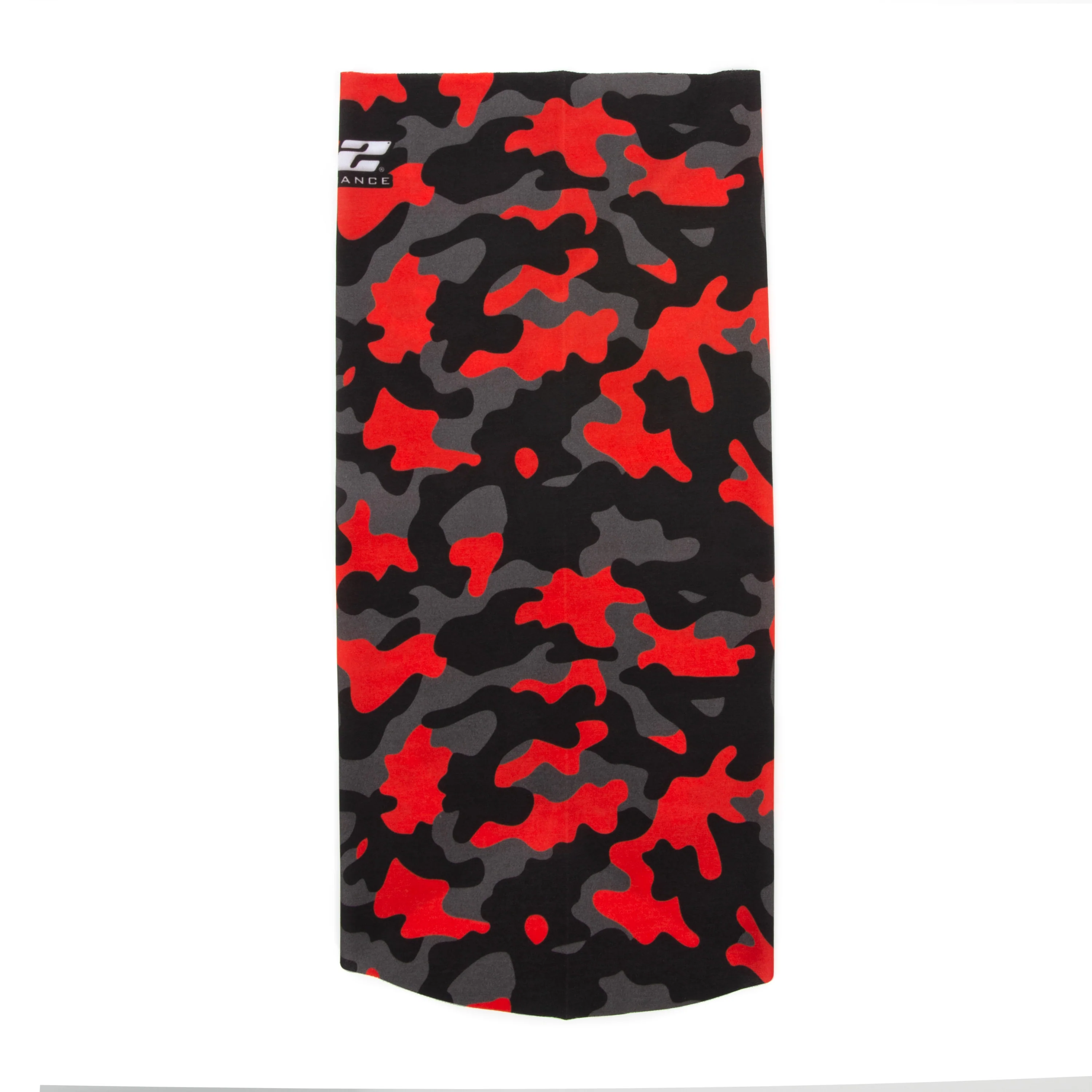 Protective Neck Gaiter and Particulate Filtering Face Cover in Red / Grey / Black Camo - Image 4