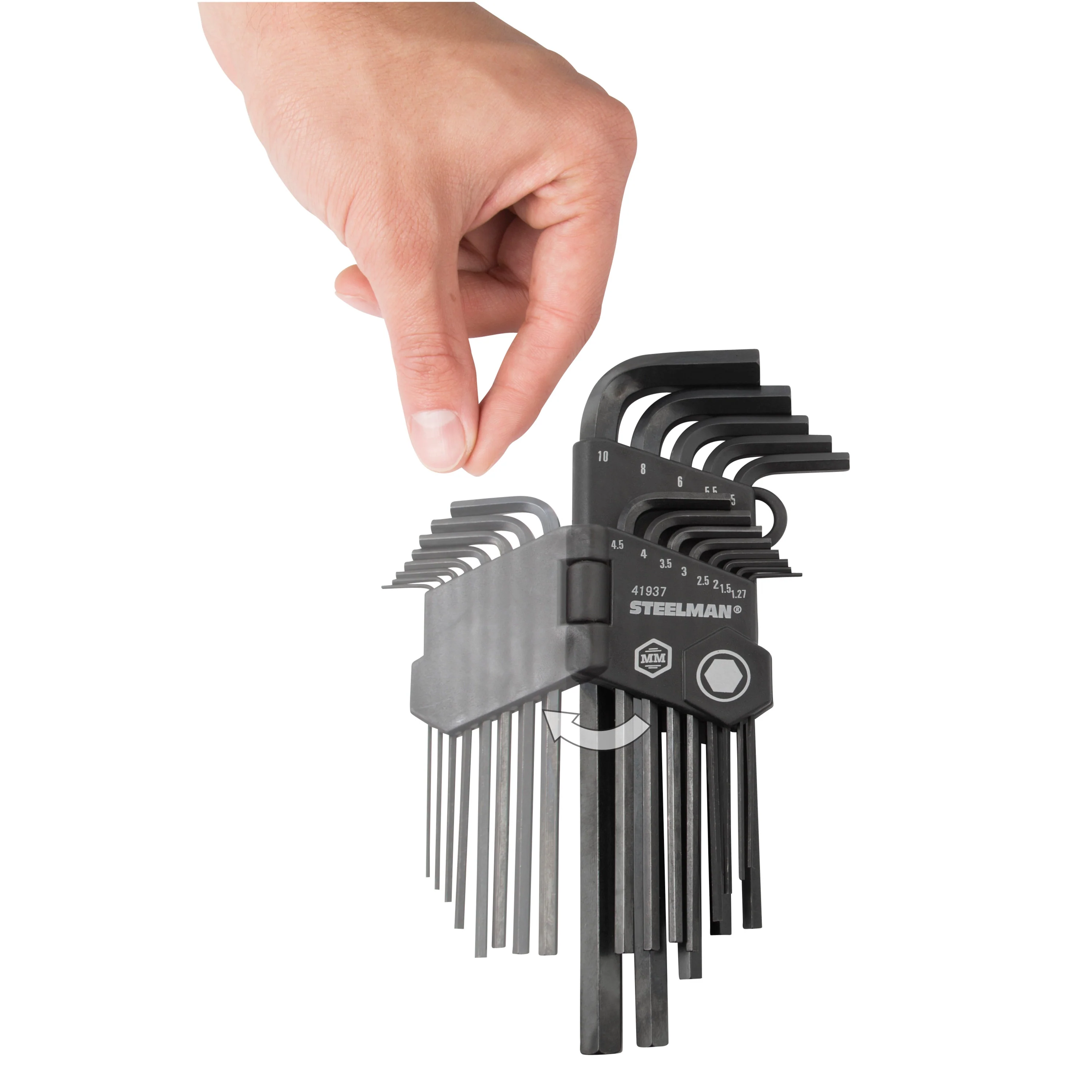 13-Piece Long Arm Hex Key Wrench Set, Metric (MM) - Image 6