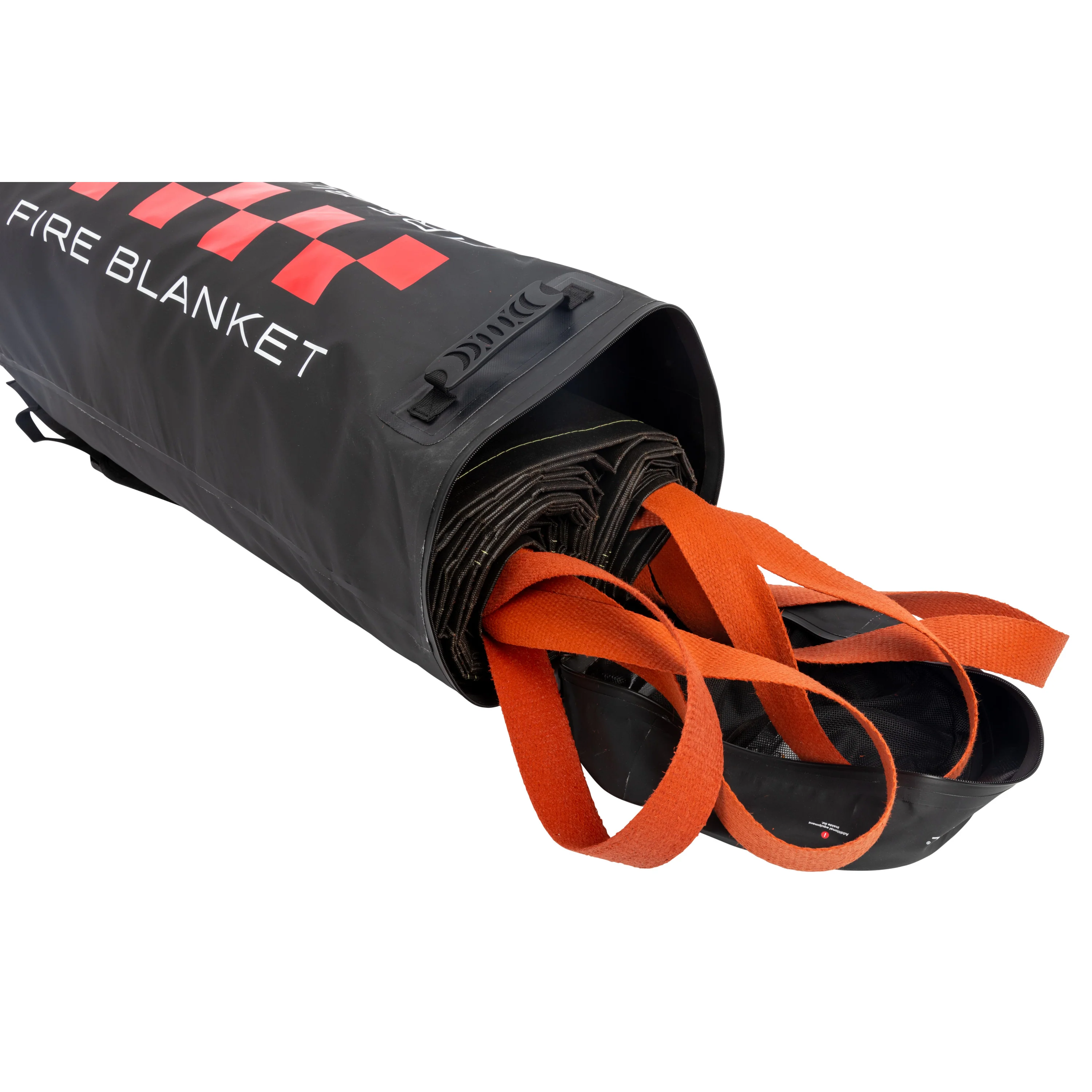 Single Use Car Fire Blanket 19.8 ft. x 26 ft. Black & Orange - Image 4