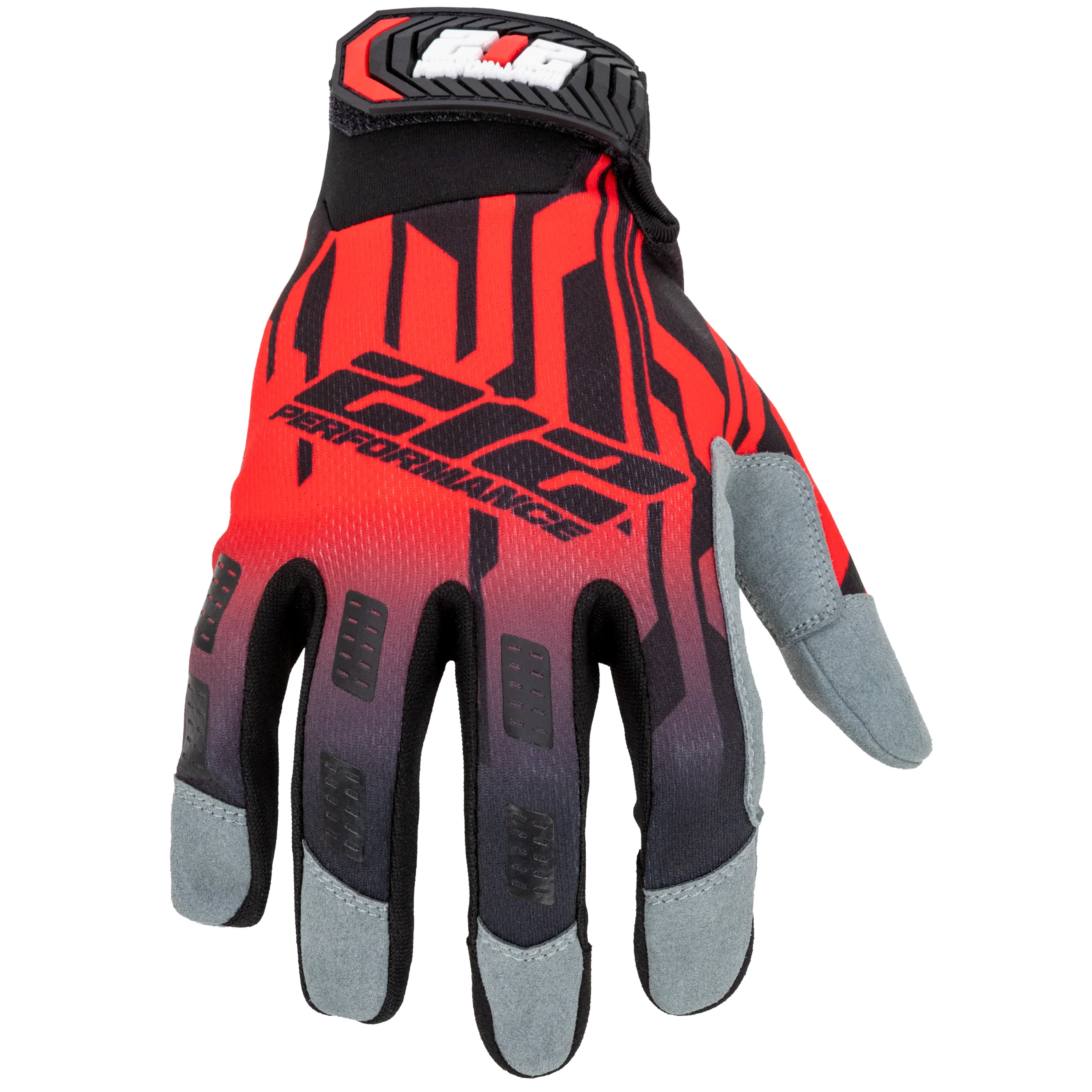Snag Resistant Breathable Wrencher Work Gloves in Red, Gray, and Black - Image 2