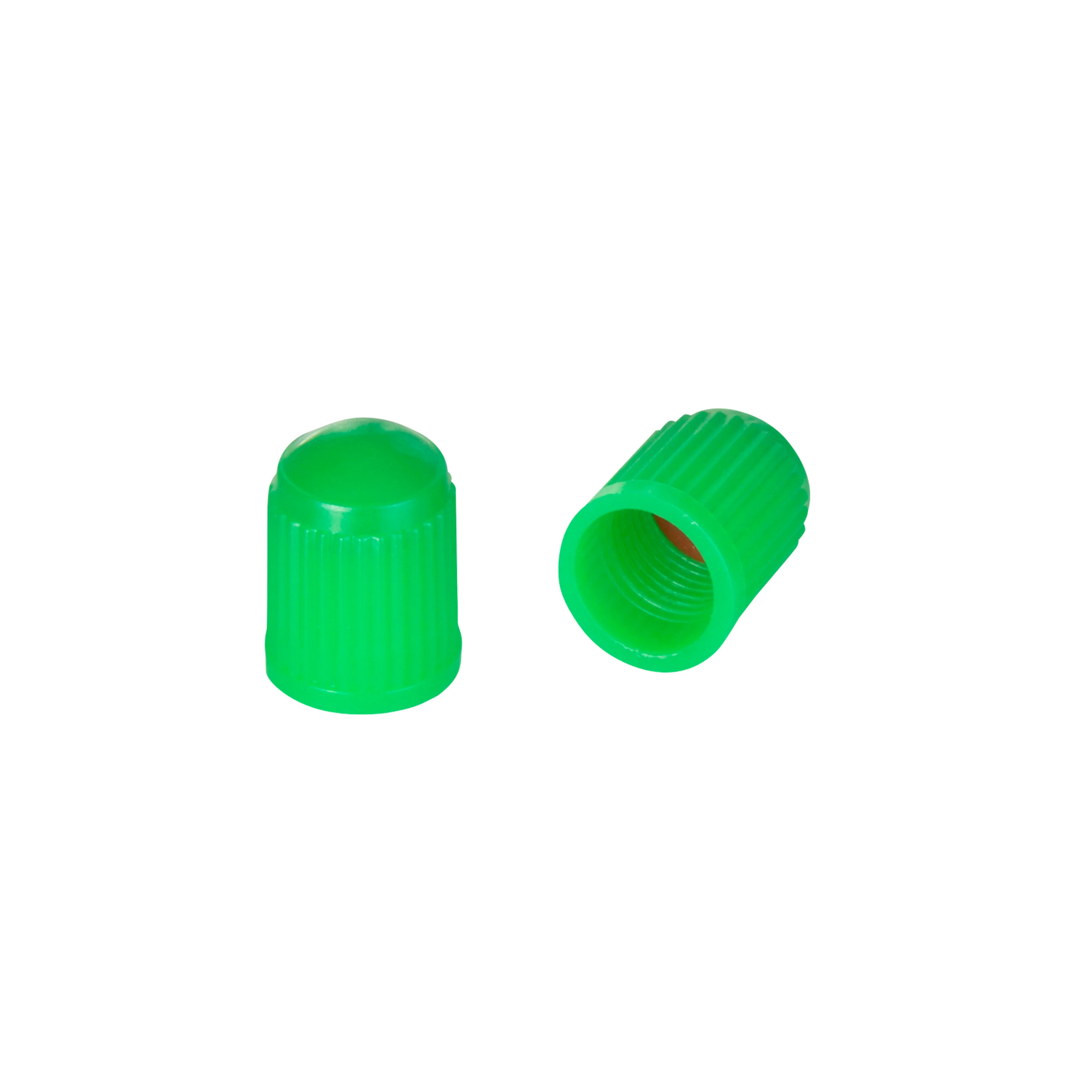 TPMS Compatible Green Plastic Valve Stem Caps with Internal Seal, 100-Pack - Image 2