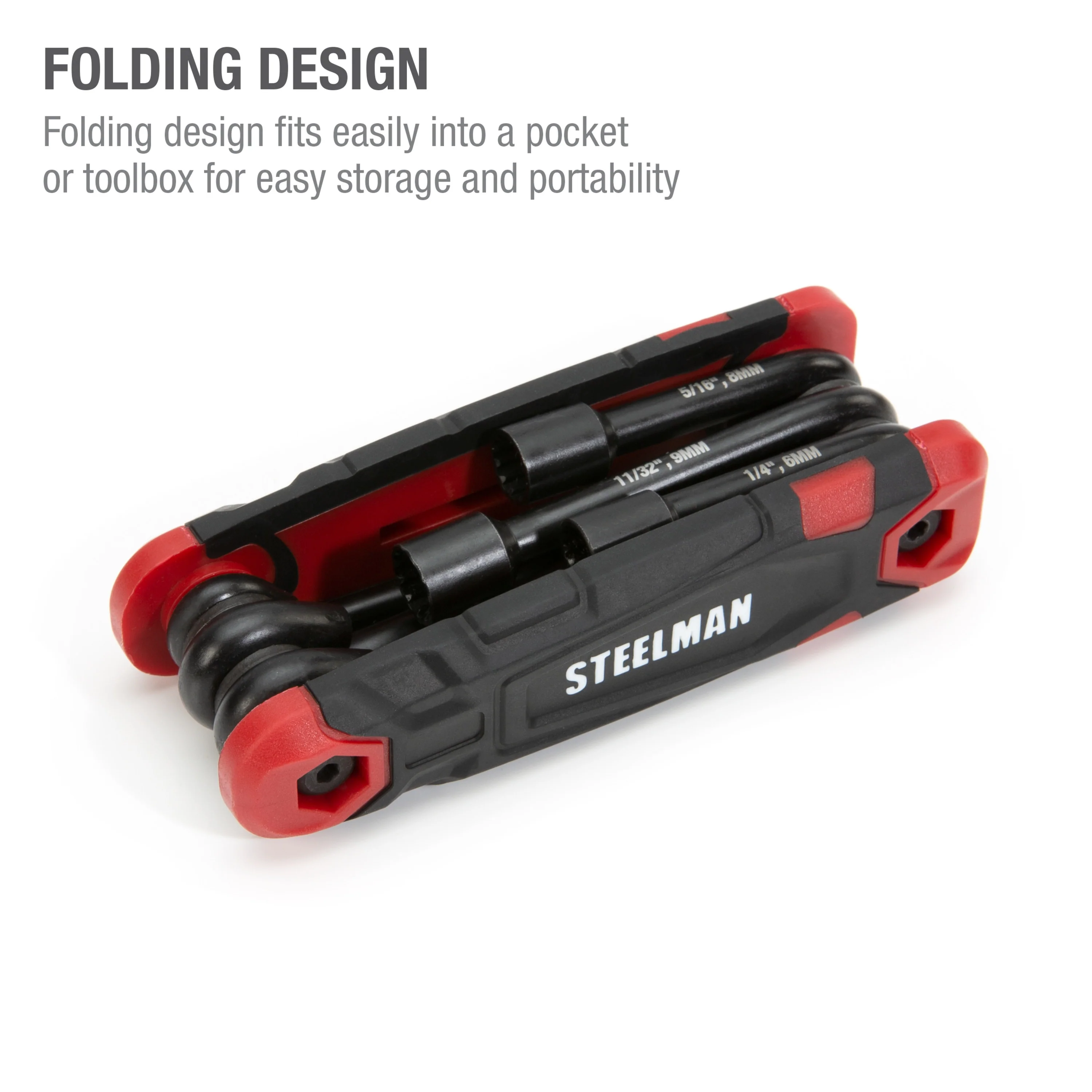 6-Piece Universal Folding Nut Driver Set - Image 4