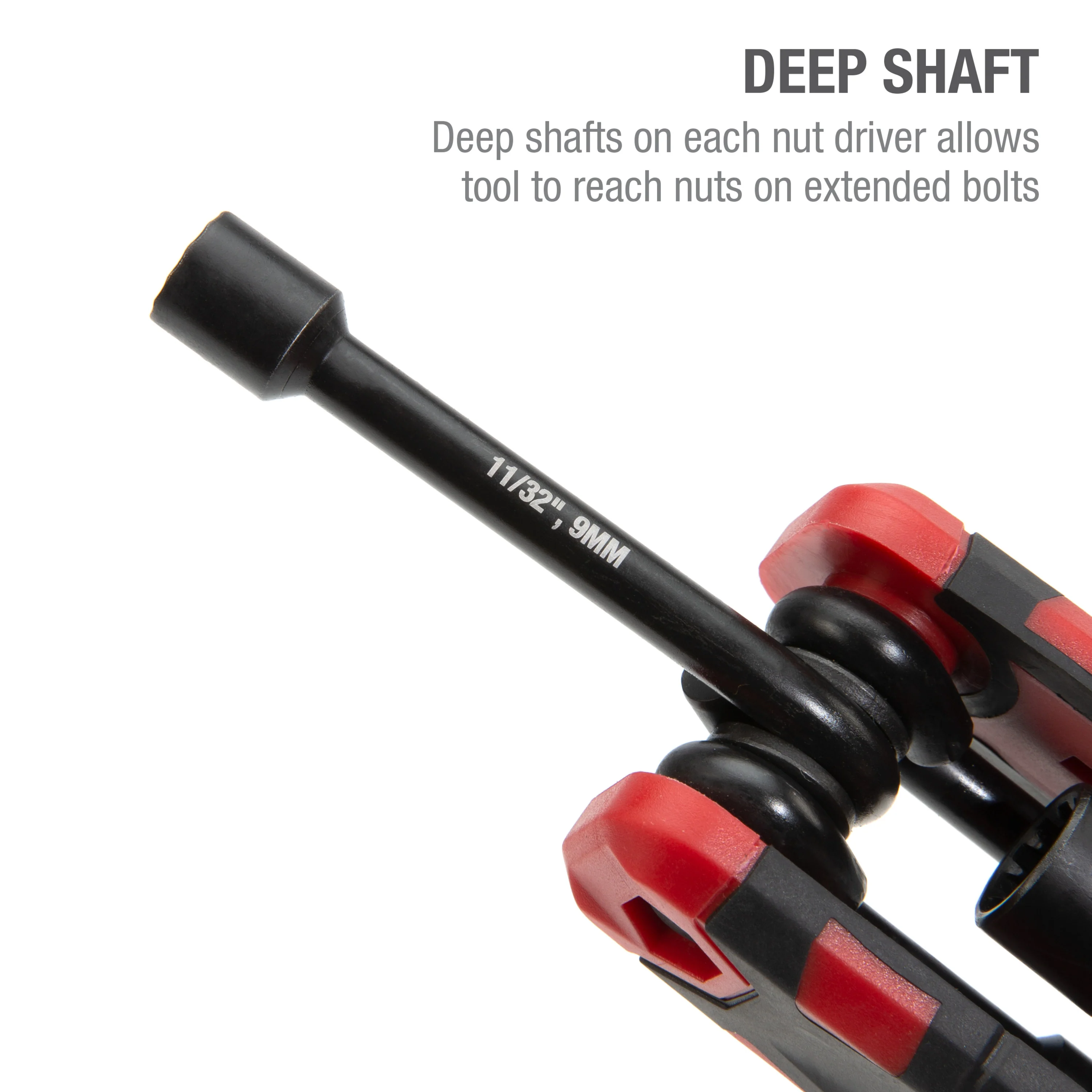 6-Piece Universal Folding Nut Driver Set - Image 5