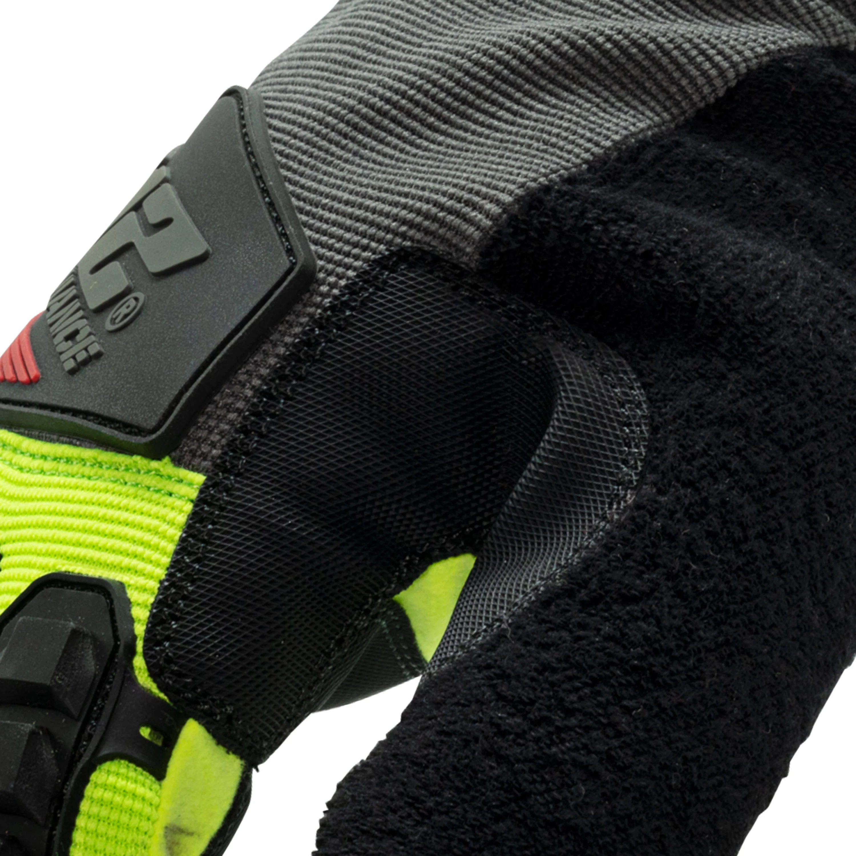 Waterproof Fleece Lined Impact and ANSI A3 Cut Resistant Tundra Winter Work Gloves in Black - Image 5