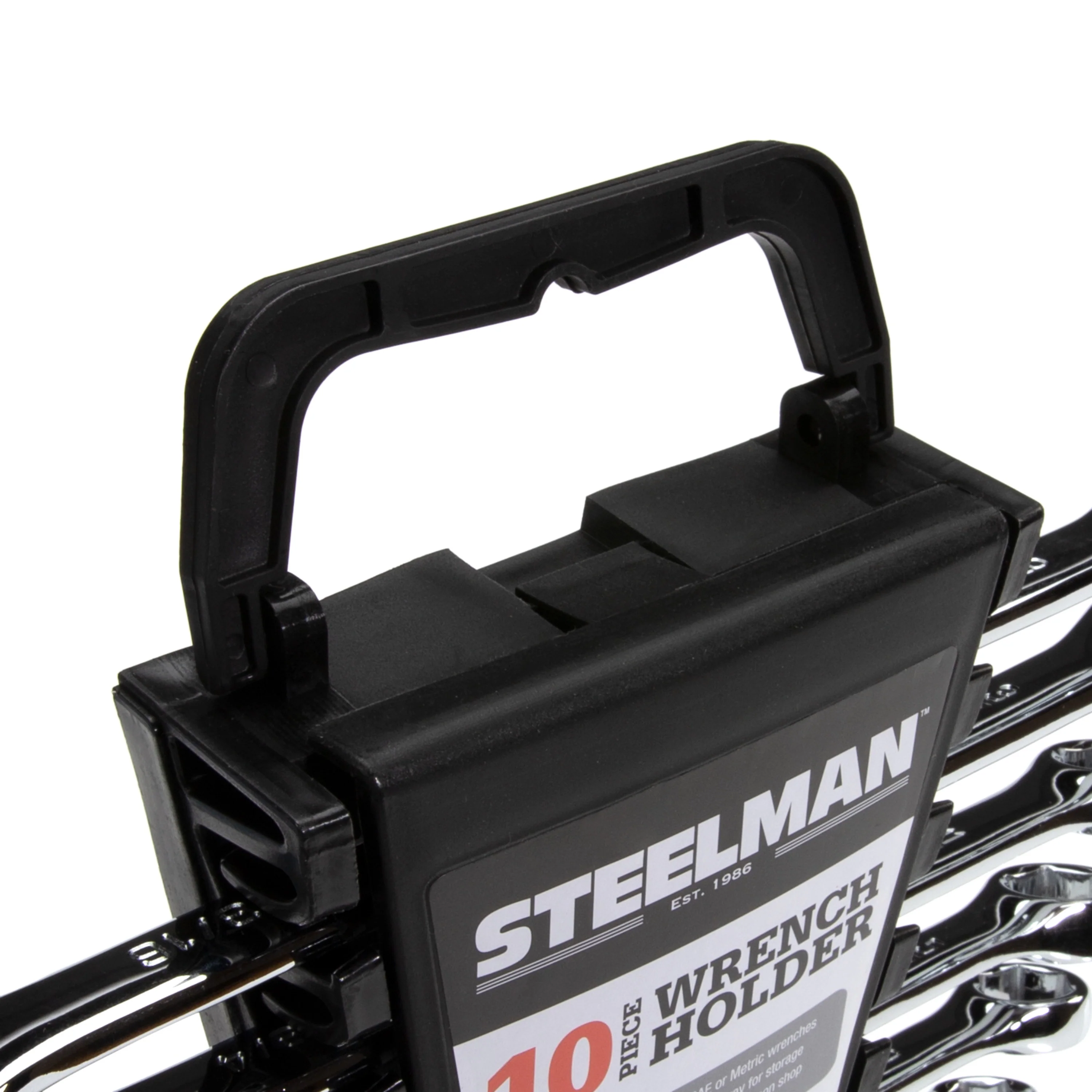 Universal 10-Tool Wrench Holder, Black - Image 6